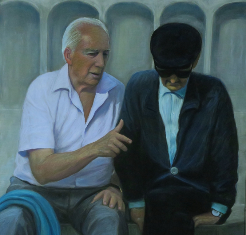 Conversation (Segovia, Spain) by artist Timothy Woolsey